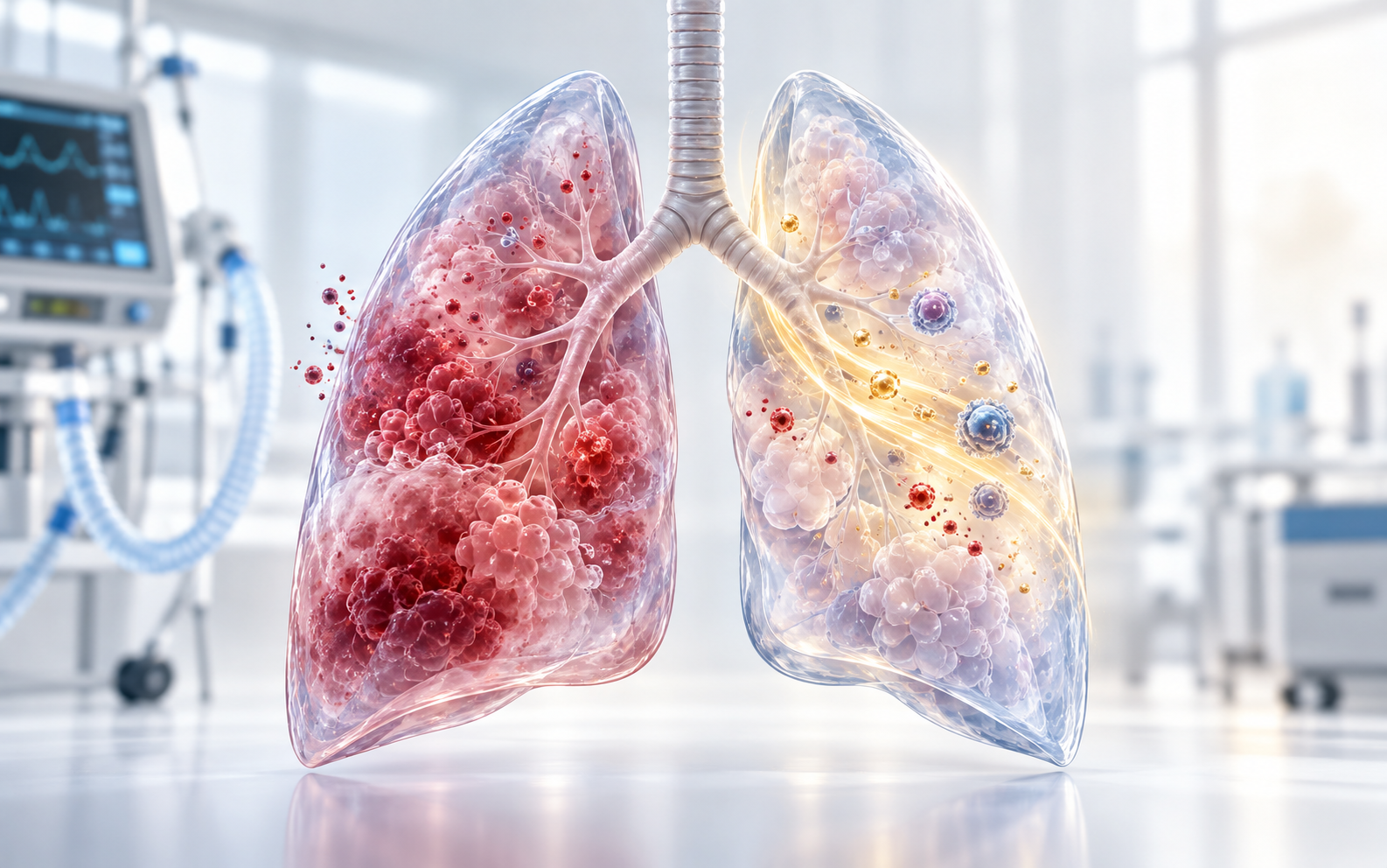 Clinical cover illustration for Corticosteroids in ARDS in 2026: Who May Benefit and When?