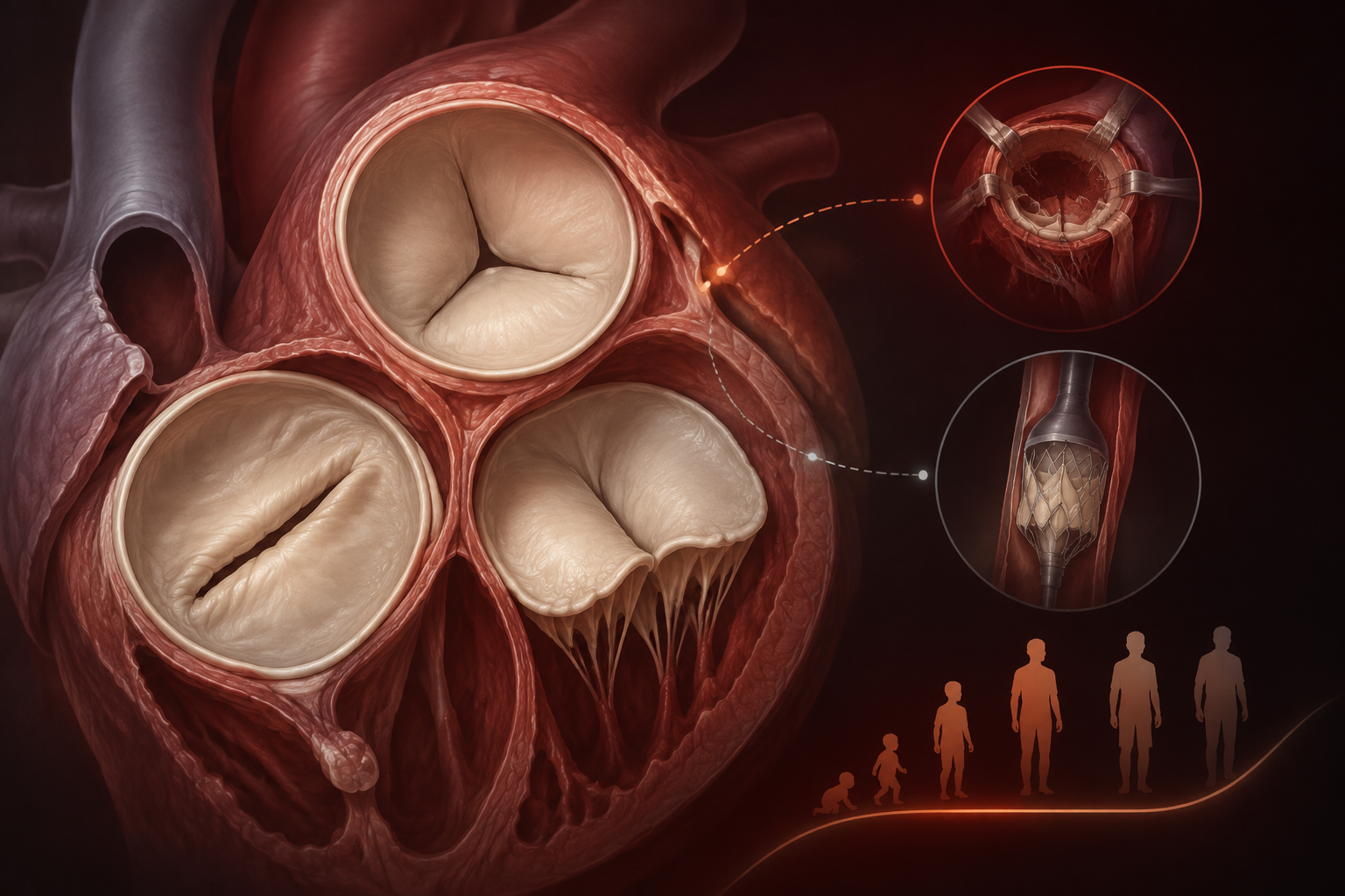 Clinical cover illustration for What’s new in valvular heart disease?